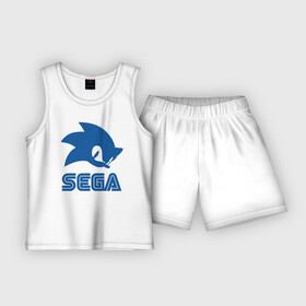 Детская пижама с шортами хлопок с принтом Sonic Sega в Кировске,  |  | sega | sonic | еж соник | сега | соник