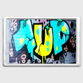 Магнит 45*70 с принтом Кислотный арт в Кировске, Пластик | Размер: 78*52 мм; Размер печати: 70*45 | Тематика изображения на принте: grafiti | paint | street art | urban | город | граффити | искусство | кирпичи | краски | рисунки | стена | улицы | уличное искусство
