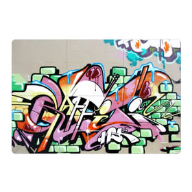 Магнитный плакат 3Х2 с принтом Надписи граффити в Кировске, Полимерный материал с магнитным слоем | 6 деталей размером 9*9 см | Тематика изображения на принте: grafiti | paint | street art | urban | город | граффити | искусство | кирпичи | краски | рисунки | стена | улицы | уличное искусство