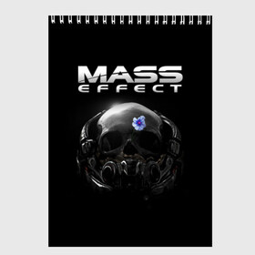 Скетчбук с принтом Mass Effect в Кировске, 100% бумага
 | 48 листов, плотность листов — 100 г/м2, плотность картонной обложки — 250 г/м2. Листы скреплены сверху удобной пружинной спиралью | andromeda | n7 | игры | компьютерные игры | масс эффект