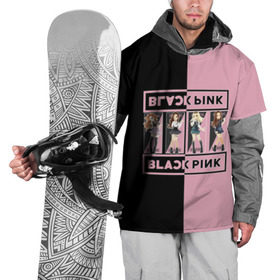 Накидка на куртку 3D с принтом BlackPink  в Кировске, 100% полиэстер |  | black | blackpink | chae | jennie | jisoo | k pop | kim | lalisa | lisa | manoban | park | pink | rose | young | дженни | джису | ён | ким | лалиса | лиса | манобан | пак | розэ | че