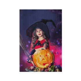 Обложка для паспорта матовая кожа с принтом Маленькая ведьма в Кировске, натуральная матовая кожа | размер 19,3 х 13,7 см; прозрачные пластиковые крепления | beautiful | crimson | cute | dress | girl | gloves | hair | halloween | hat | holiday | little | long | night | pumpkin | red | smoke | witch | ведьма | волосы | д | девочка | держит | дым | красивая | красная | маленькая | малиновый | метла | милая | ноч