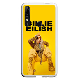 Чехол для Honor P Smart Z с принтом Billie Eilish в Кировске, Силикон | Область печати: задняя сторона чехла, без боковых панелей | Тематика изображения на принте: bad guy | bellyache | billie eilish | bury a friend | ocean eyes | when we all fall asleep where do we go | билли айлиш | музыка | певица