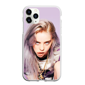 Чехол для iPhone 11 Pro матовый с принтом Billie Eilish в Кировске, Силикон |  | Тематика изображения на принте: bad guy | bellyache | billie eilish | bury a friend | ocean eyes | when we all fall asleep where do we go | билли айлиш | музыка | певица