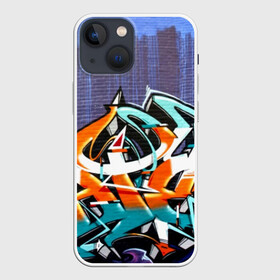 Чехол для iPhone 13 mini с принтом Уличный художник в Кировске,  |  | grafiti | paint | street art | urban | город | граффити | искусство | кирпичи | краски | рисунки | стена | улицы | уличное искусство