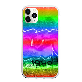 Чехол для iPhone 11 Pro матовый с принтом GRAFFITI NEON в Кировске, Силикон |  | grafiti | paint | street art | urban | город | граффити | искусство | кирпичи | краски | рисунки | стена | улицы | уличное искусство