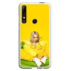 Чехол для Honor P Smart Z с принтом Billie Eilish в Кировске, Силикон | Область печати: задняя сторона чехла, без боковых панелей | bad guy | bellyache | billie eilish | bury a friend | ocean eyes | when we all fall asleep where do we go | билли айлиш | музыка | певица