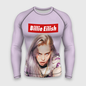 Мужской рашгард 3D с принтом Billie Eilish в Кировске,  |  | Тематика изображения на принте: bad guy | bellyache | billie eilish | bury a friend | ocean eyes | when we all fall asleep where do we go | билли айлиш | музыка | певица