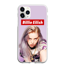 Чехол для iPhone 11 Pro матовый с принтом Billie Eilish в Кировске, Силикон |  | Тематика изображения на принте: bad guy | bellyache | billie eilish | bury a friend | ocean eyes | when we all fall asleep where do we go | билли айлиш | музыка | певица