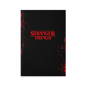 Обложка для паспорта матовая кожа с принтом STRANGER THINGS в Кировске, натуральная матовая кожа | размер 19,3 х 13,7 см; прозрачные пластиковые крепления | Тематика изображения на принте: 011 | eleven | friends don t lie | netflix | stranger things | демогоргон | нетфликс | одиннадцатая | очень странные дела | сезон 3 | сериалы