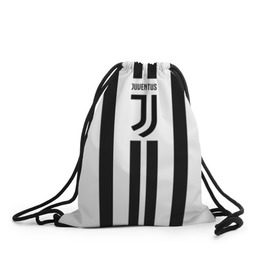 Рюкзак-мешок 3D с принтом Juventus в Кировске, 100% полиэстер | плотность ткани — 200 г/м2, размер — 35 х 45 см; лямки — толстые шнурки, застежка на шнуровке, без карманов и подкладки | Тематика изображения на принте: juventus | ronaldo | роналдо | ювентус