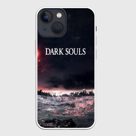 Чехол для iPhone 13 mini с принтом DARK SOULS в Кировске,  |  | art | artwork | crown | dark soul | dark souls iii | death | digital art | embers | fanatsy | fire | flames | game | mask | skeletons | воин | минимализм | рыцарь | тёмные души