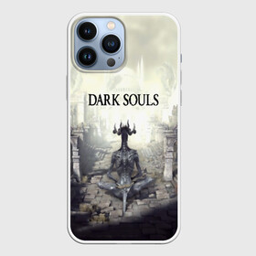 Чехол для iPhone 13 Pro Max с принтом DARK SOULS в Кировске,  |  | art | artwork | crown | dark soul | dark souls iii | death | digital art | embers | fanatsy | fire | flames | game | mask | skeletons | воин | минимализм | рыцарь | тёмные души