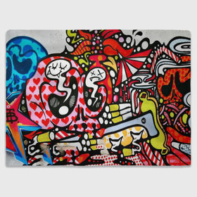 Плед 3D с принтом Современное искусство в Кировске, 100% полиэстер | закругленные углы, все края обработаны. Ткань не мнется и не растягивается | Тематика изображения на принте: felipe pantone | grafiti | paint | street art | urban | город | граффити | искусство | кирпичи | краски | рисунки | стена | улицы | уличное искусство
