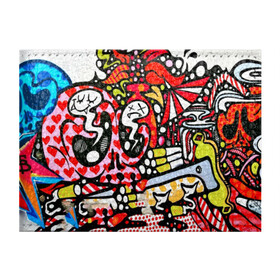 Обложка для студенческого билета с принтом Современное искусство в Кировске, натуральная кожа | Размер: 11*8 см; Печать на всей внешней стороне | felipe pantone | grafiti | paint | street art | urban | город | граффити | искусство | кирпичи | краски | рисунки | стена | улицы | уличное искусство