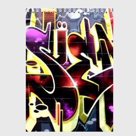 Скетчбук с принтом Graffiti collection 2019 в Кировске, 100% бумага
 | 48 листов, плотность листов — 100 г/м2, плотность картонной обложки — 250 г/м2. Листы скреплены сверху удобной пружинной спиралью | felipe pantone | grafiti | paint | street art | urban | город | граффити | искусство | кирпичи | краски | рисунки | стена | улицы | уличное искусство