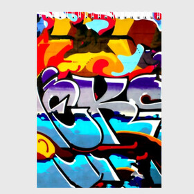 Скетчбук с принтом urban neon в Кировске, 100% бумага
 | 48 листов, плотность листов — 100 г/м2, плотность картонной обложки — 250 г/м2. Листы скреплены сверху удобной пружинной спиралью | felipe pantone | grafiti | paint | street art | urban | город | граффити | искусство | кирпичи | краски | рисунки | стена | улицы | уличное искусство