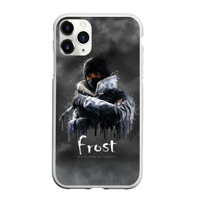 Чехол для iPhone 11 Pro Max матовый с принтом Frost Rainbow Six в Кировске, Силикон |  | Тематика изображения на принте: gameplay | mozzie | pvp | r6 | r6s | siege | герой | дым | огонь | осада | пламя | радуга | снайпер | сражения | туман | шутер