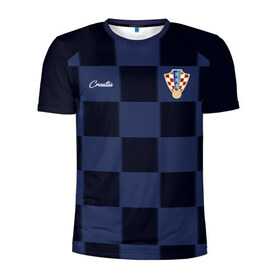 Мужская футболка 3D спортивная с принтом Сборная Хорватии в Кировске, 100% полиэстер с улучшенными характеристиками | приталенный силуэт, круглая горловина, широкие плечи, сужается к линии бедра | croatia | hrvatska | сборная хорватии | сборная хорватии по футболу | сборные | форма | футбол | футбольные сборные | хорватия | хорватская сборная | чемпио | чемпионат мира