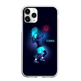 Чехол для iPhone 11 Pro матовый с принтом TENNIS NEON в Кировске, Силикон |  | neon | sport | tennis | неон | неоновый | спорт | спортсмен | теннис