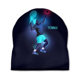 Шапка 3D с принтом TENNIS NEON в Кировске, 100% полиэстер | универсальный размер, печать по всей поверхности изделия | neon | sport | tennis | неон | неоновый | спорт | спортсмен | теннис