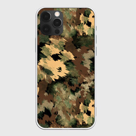 Чехол для iPhone 12 Pro Max с принтом Камуфляж в Кировске, Силикон |  | Тематика изображения на принте: abstraction | army | autumn | brown | camouflage | disguise | fishing | green | khaki | nature | spots | абстракция | армия | зеленый | камуфляж | коричневый | маскировка | осень | охота | природа | пятна | рыбалка | хаки