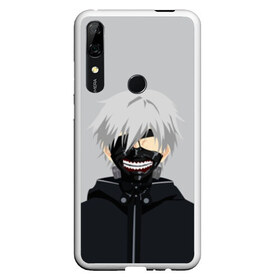 Чехол для Honor P Smart Z с принтом Kaneki Ken в Кировске, Силикон | Область печати: задняя сторона чехла, без боковых панелей | ghoul | kaneki | ken | tokyo | гуль | канеки | кен | токийский