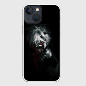 Чехол для iPhone 13 mini с принтом Kaneki Ken выглядывает из темноты в Кировске,  |  | ghoul | kaneki | ken | tokyo | гуль | канеки | кен | токийский
