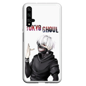 Чехол для Honor 20 с принтом Kaneki Ken в Кировске, Силикон | Область печати: задняя сторона чехла, без боковых панелей | ghoul | kaneki | ken | tokyo | гуль | канеки | кен | токийский