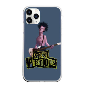 Чехол для iPhone 11 Pro матовый с принтом Сид Вишес в Кировске, Силикон |  | 2019 | 2020 | sid vicious | британский | гитара | надпись | панк | рок | сид вишес | фильм