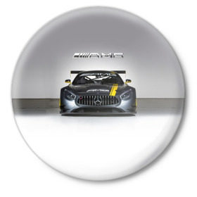 Значок с принтом AMG Motorsport в Кировске,  металл | круглая форма, металлическая застежка в виде булавки | amg | car | mercedes benz | mersedes | motorsport | power | race | автомобиль | автоспорт | гонка | мерседес | мощь