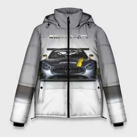 Мужская зимняя куртка 3D с принтом AMG Motorsport в Кировске, верх — 100% полиэстер; подкладка — 100% полиэстер; утеплитель — 100% полиэстер | длина ниже бедра, свободный силуэт Оверсайз. Есть воротник-стойка, отстегивающийся капюшон и ветрозащитная планка. 

Боковые карманы с листочкой на кнопках и внутренний карман на молнии. | Тематика изображения на принте: amg | car | mercedes benz | mersedes | motorsport | power | race | автомобиль | автоспорт | гонка | мерседес | мощь