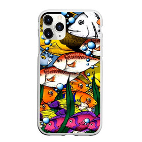 Чехол для iPhone 11 Pro Max матовый с принтом РЫБЫ в Кировске, Силикон |  | Тематика изображения на принте: fish | аква | аквариум | вода | кораллы | море | океан | ракушки | рыбки | рыбы