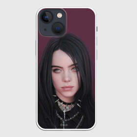 Чехол для iPhone 13 mini с принтом Black Eilish в Кировске,  |  | billie eilish | lovely | music | ocean eyes | pop | билли айлиш | девушка | музыка | океан | поп | эйлиш | элиш