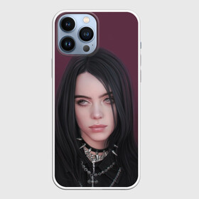 Чехол для iPhone 13 Pro Max с принтом Black Eilish в Кировске,  |  | billie eilish | lovely | music | ocean eyes | pop | билли айлиш | девушка | музыка | океан | поп | эйлиш | элиш