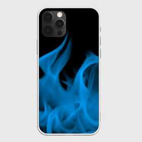 Чехол для iPhone 12 Pro Max с принтом Синий огонь в Кировске, Силикон |  | fire | flame | in fire | smoke | в огне | дым | огненный | огонь | текстуры