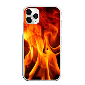 Чехол для iPhone 11 Pro матовый с принтом Огонь и дым в Кировске, Силикон |  | fire | flame | in fire | smoke | в огне | дым | огненный | огонь | текстуры