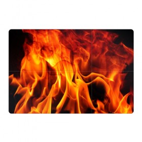 Магнитный плакат 3Х2 с принтом Огонь и дым в Кировске, Полимерный материал с магнитным слоем | 6 деталей размером 9*9 см | fire | flame | in fire | smoke | в огне | дым | огненный | огонь | текстуры
