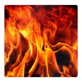 Магнитный плакат 3Х3 с принтом Огонь и дым в Кировске, Полимерный материал с магнитным слоем | 9 деталей размером 9*9 см | fire | flame | in fire | smoke | в огне | дым | огненный | огонь | текстуры