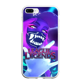 Чехол для iPhone 7Plus/8 Plus матовый с принтом League of Legends в Кировске, Силикон | Область печати: задняя сторона чехла, без боковых панелей | kda | lol | rise | rus | skins | варвик | варус | воин | легенд | лига | лол | маг | стрелок | танк | чемпион