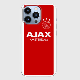 Чехол для iPhone 13 Pro с принтом Аякс в Кировске,  |  | afc ajax | ajax | amsterdamsche football club ajax | амстердамский аякс | аякс | аякс амстердам | фк аякс | форма | футбол | футбольный клуб