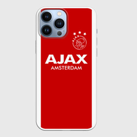 Чехол для iPhone 13 Pro Max с принтом Аякс в Кировске,  |  | Тематика изображения на принте: afc ajax | ajax | amsterdamsche football club ajax | амстердамский аякс | аякс | аякс амстердам | фк аякс | форма | футбол | футбольный клуб