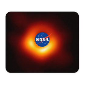 Коврик прямоугольный с принтом Черная дыра NASA в Кировске, натуральный каучук | размер 230 х 185 мм; запечатка лицевой стороны | Тематика изображения на принте: nasa | астрономия | горизонт событий | космос | наса | черная дыра