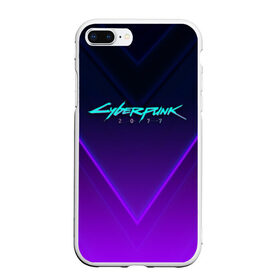 Чехол для iPhone 7Plus/8 Plus матовый с принтом CYBERPUNK 2077 в Кировске, Силикон | Область печати: задняя сторона чехла, без боковых панелей | 2019 | cd project red | cyberpunk 2077 | future | hack | night city | samurai | sci fi | андроиды | безумие | будущее | киберпанк 2077 | логотип | роботы | самураи | фантастика | цифры