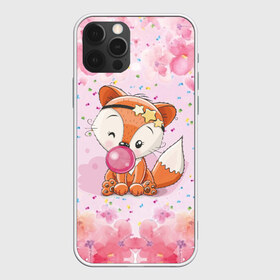 Чехол для iPhone 12 Pro Max с принтом Милая лисичка с жвачкой в Кировске, Силикон |  | Тематика изображения на принте: fox | foxed | арт | лис | лиса | лисенок | лисичка | пушистик | рыжая | рыжмй хвост