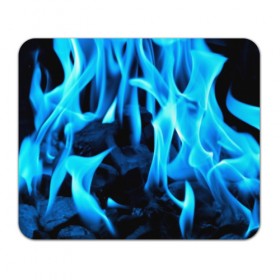 Коврик прямоугольный с принтом Синий огонь в Кировске, натуральный каучук | размер 230 х 185 мм; запечатка лицевой стороны | fire | flame | in fire | smoke | в огне | дым | огненный | огонь | текстуры
