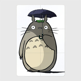 Магнитный плакат 2Х3 с принтом Totoro в Кировске, Полимерный материал с магнитным слоем | 6 деталей размером 9*9 см | totoro | аниме | для детей | животное | лес | мой сосед тоторо | мультфильм | тоторо