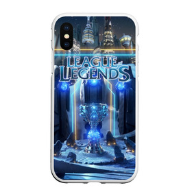 Чехол для iPhone XS Max матовый с принтом League of Legends в Кировске, Силикон | Область печати: задняя сторона чехла, без боковых панелей | kda | lol | rise | rus | skins | варвик | варус | воин | легенд | лига | лол | маг | стрелок | танк | чемпион