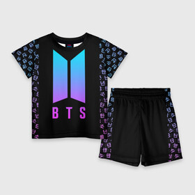 Детский костюм с шортами 3D с принтом BTS в Кировске,  |  | bangtan boys | bt21 | bts | bts army | bts stickers | j hope | jimin | jin | jungkook | k pop | rap monster | rapmon | suga | v | бтс | корея | стикеры bts