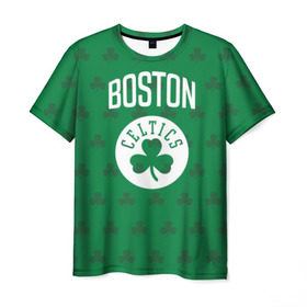 Мужская футболка 3D с принтом Boston Celtics в Кировске, 100% полиэфир | прямой крой, круглый вырез горловины, длина до линии бедер | boston | boston celtics | celtics | бостон | бостон селтикс